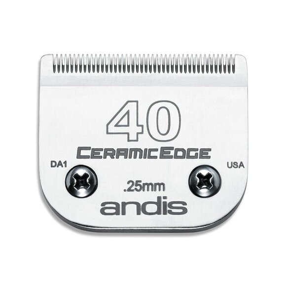 Andis Size 40 CeramicEDGE Pet Clipper Blade #64265 Carbon Infused Steel Blade - Picture 1 of 1